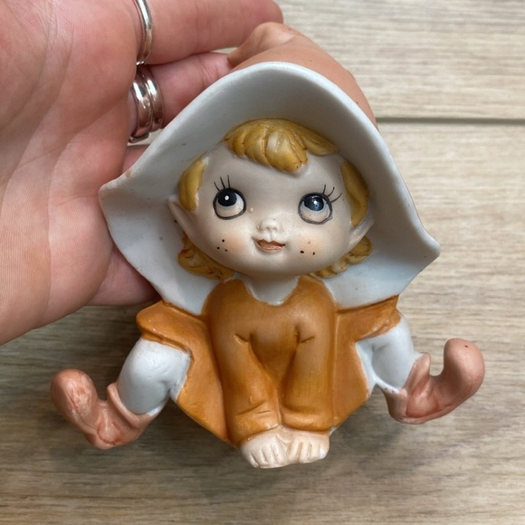 Vintage‎ Homco Pixie Elves Porcelain Figurines - Picture 8 of 11